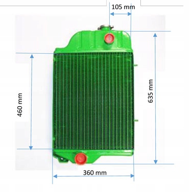 CHŁODNICA JOHN DEERE 1040 KTAG0169 :