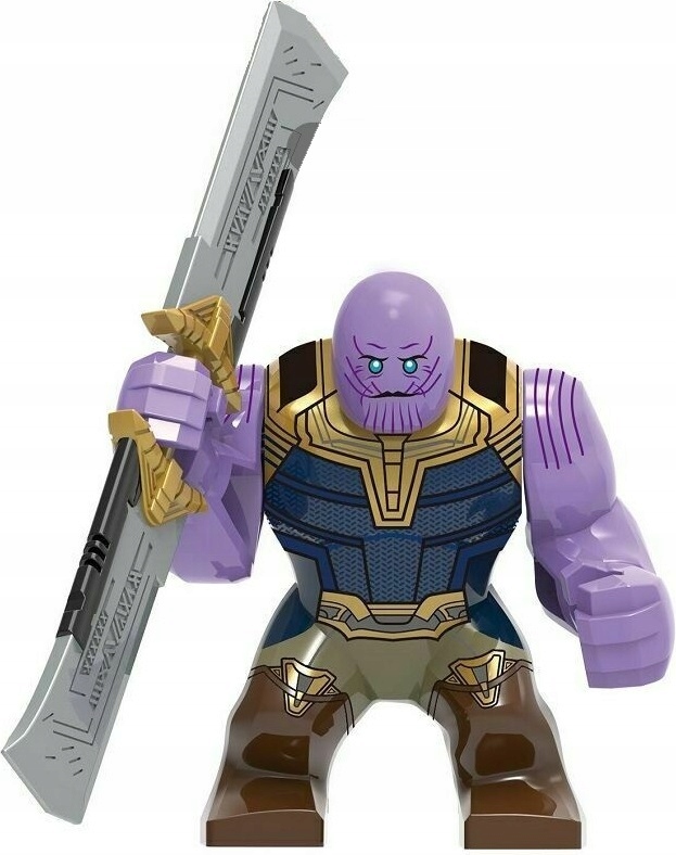 FIGURKA THANOS MARVEL AVENGERS MIECZ + KARTA LEGO