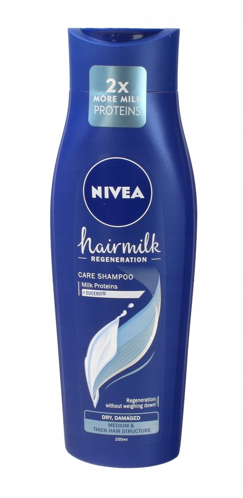 NIVEA Hair Milk Szampon mleczny do włosów suchych