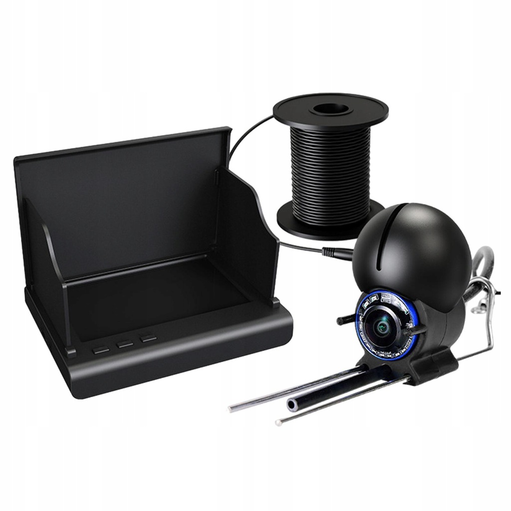 KAMERA wędkarska Podwodna kamera wędkarska Woda 20 m IPS #G41