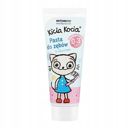 Kicia Kocia pasta do zębów z fluorem 0-3 lat Guma