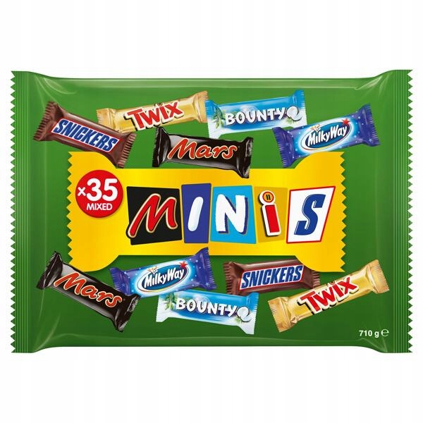 MARS BATONY MINIS MINI TWIX BOUNTY SNICKERS 710 G