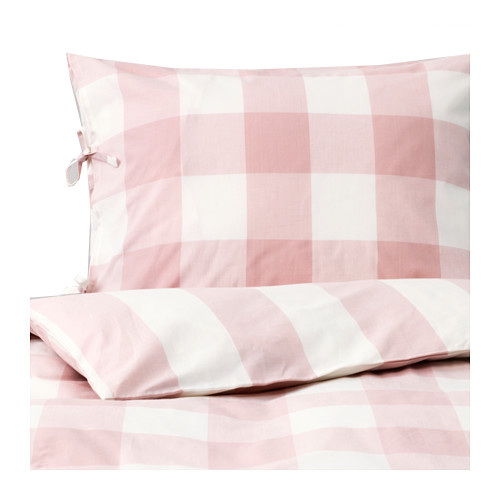 Ikea Komplet Poscieli Emmie Ruta 150x200 Rozowa 7014111695 Oficjalne Archiwum Allegro