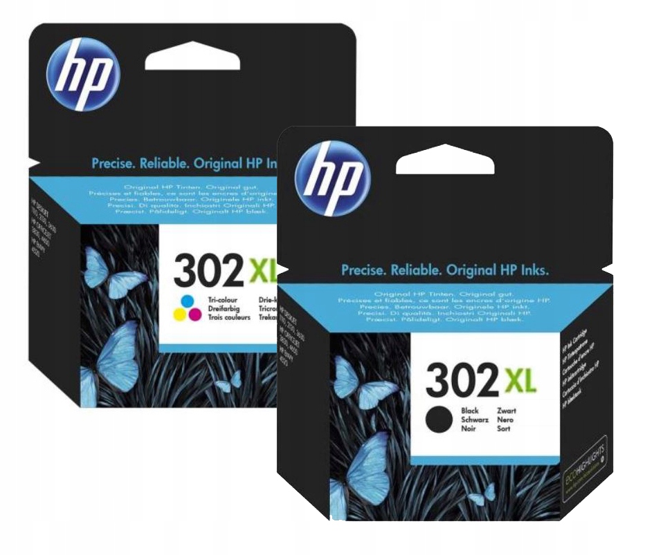 Komplet do HP 302xl BK+C, 1110 2130 3830 4650 -40%