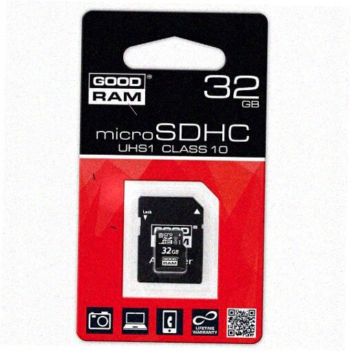 Goodram microSDHC 32GB Class 10 200x UHS-I ADAPTER