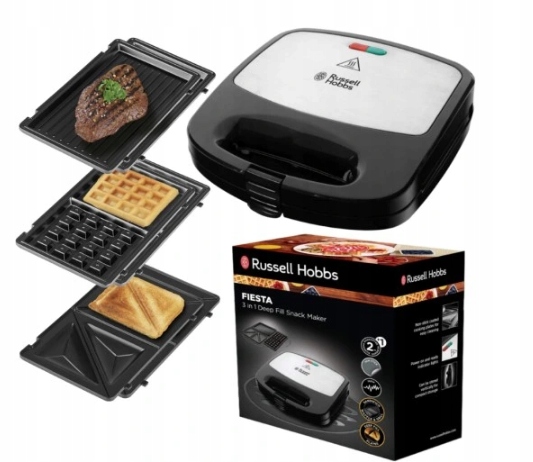 Opiekacz Grill Gofrownica RUSSELL HOBBS 24540 3w1