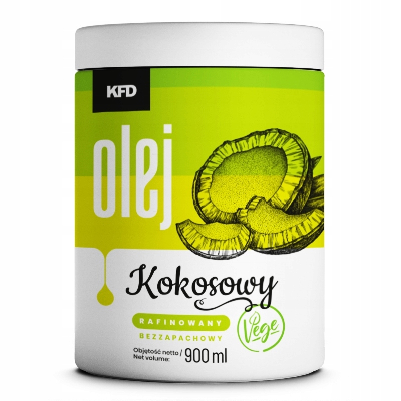 KFD Olej Kokosowy Rafinowany 900g