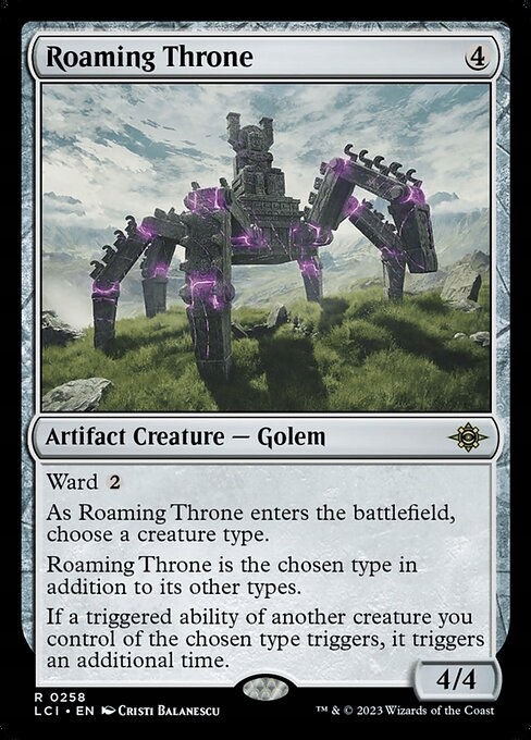 MtG: Roaming Throne (V.1) (LCI) *foil*