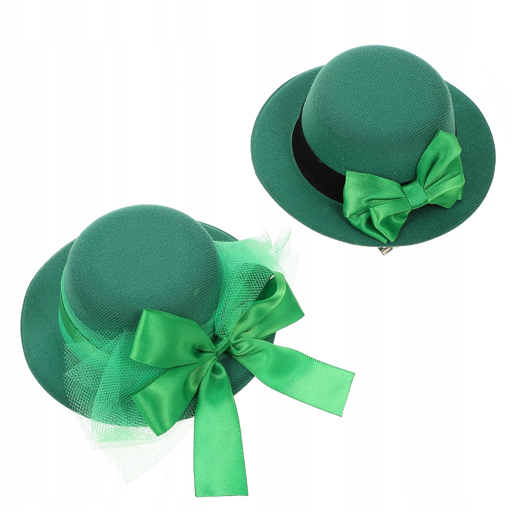 Spinka do kapelusza St Patricks Day Mini Top Zielona