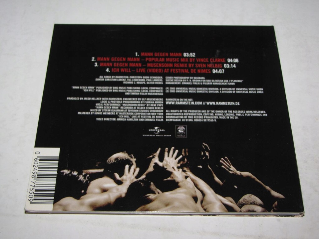 Купить RAMMSTEIN - MANN GEGEN MANN (макси-диск) #Digipack: отзывы, фото, характеристики в интерне-магазине Aredi.ru