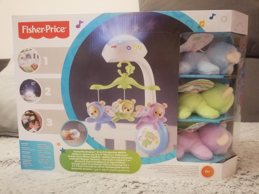 FISHER PRICE KARUZELA Z MISIAMI I PROJEKTOR