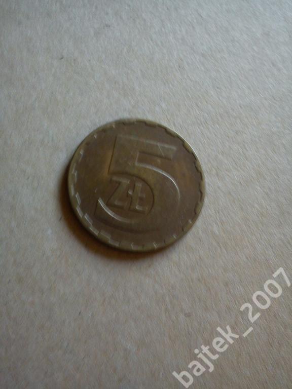 Polska - moneta - 5 Zlotych 1984