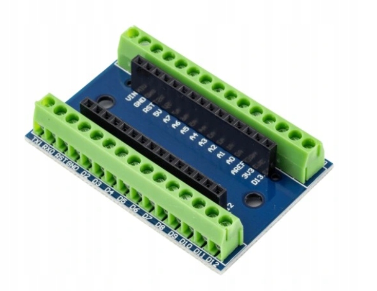 Arduino Nano terminal IO ze złączami śrubymi ELEKTROFRESH