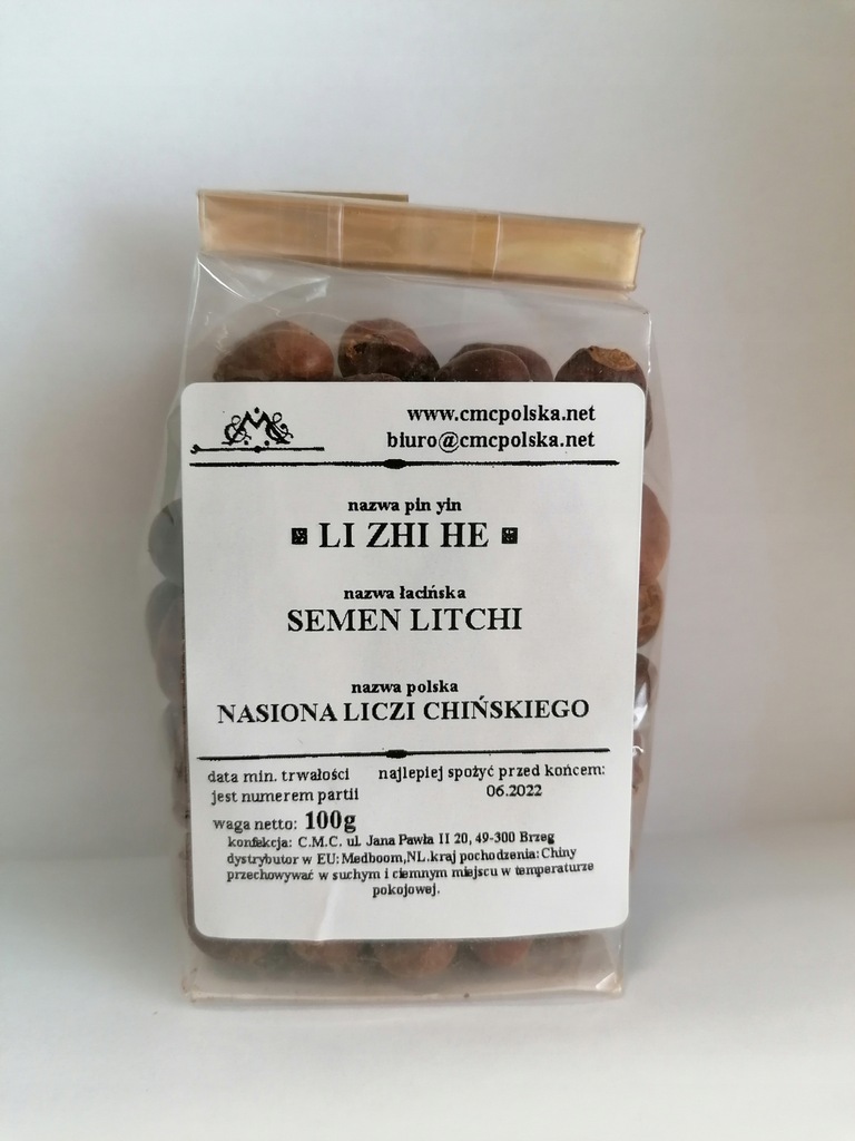 LI ZHI HE Liczi chińskie nasiona 100g C.M.C