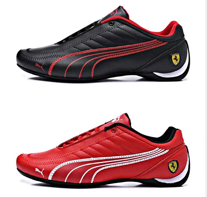 MD czarne czerwone adidasy Puma Scuderia Ferrari