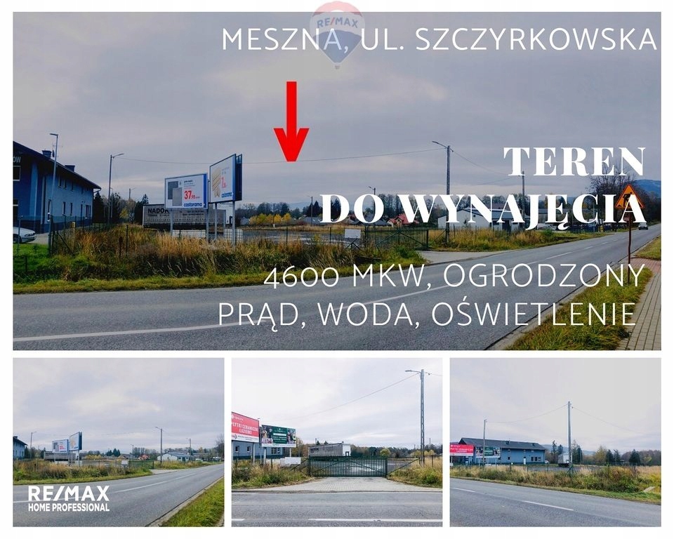 Działka, Meszna, Wilkowice (gm.), 3200 m²