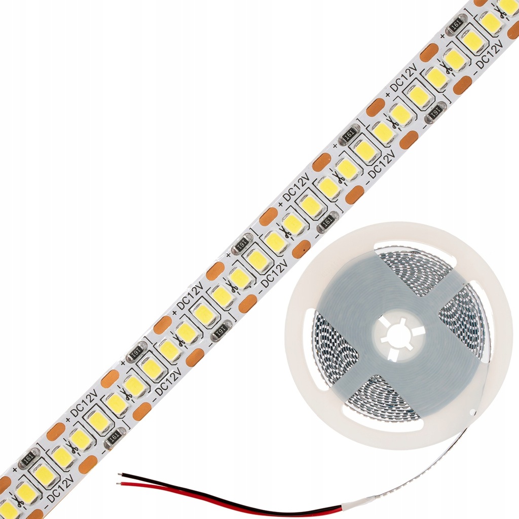 Taśma LED 120W SMD2835 1200LED IP20 5m neutralna 12V 4000K