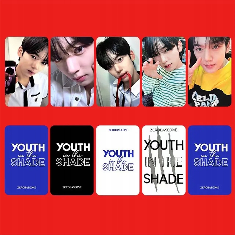 KPOP 5PCS/SET ZEROBASEONE LOMO Card Photocard ZB1 Double Sided Postcard