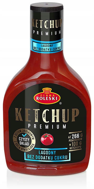 Ketchup Łagodny Roleski 425 ml 425 g