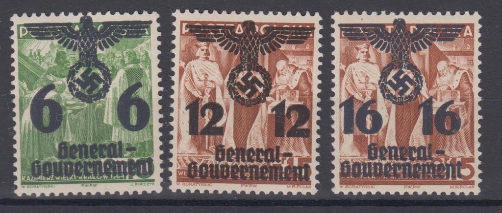 1940r. GG Fi. 19, 33I, 34** Przedruk