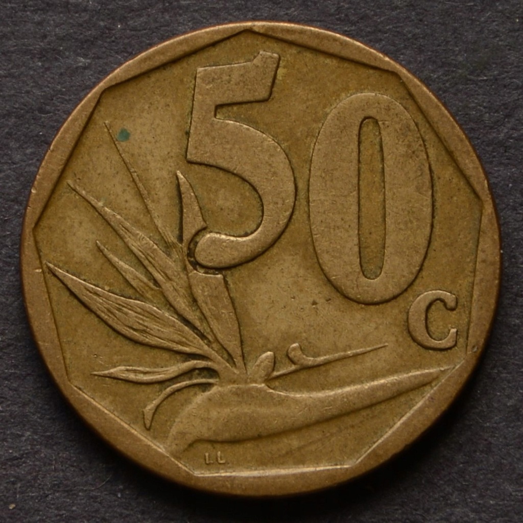 Republika Południowej Afryki - 50 centów 2007