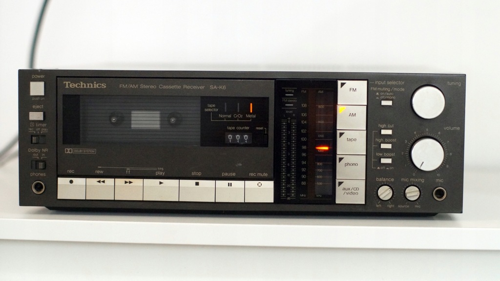 Technics SA-K6 / SL-6 / SB-F6 中古現状品 ジャンク Technics SA-K6 / SL-6 / SB-F6 中古現状品