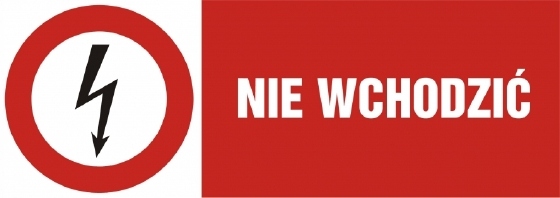 Nie wchodzić HD005BLFN