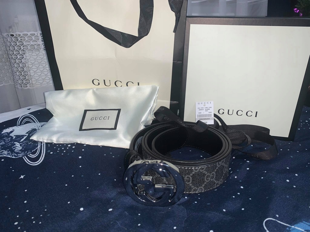Pasek Gucci 125 cm 3.4 mm