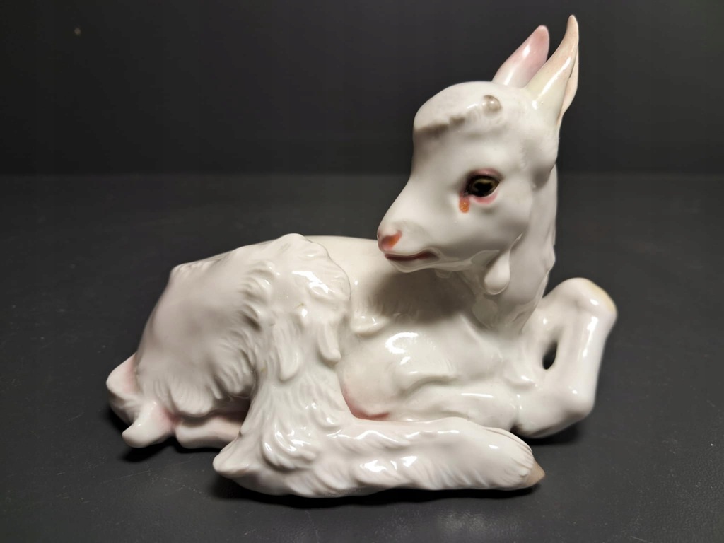 Piekny Allach Biała Koza Kolor