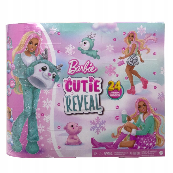Lalka Barbie CUTIE REV KALENDARZ