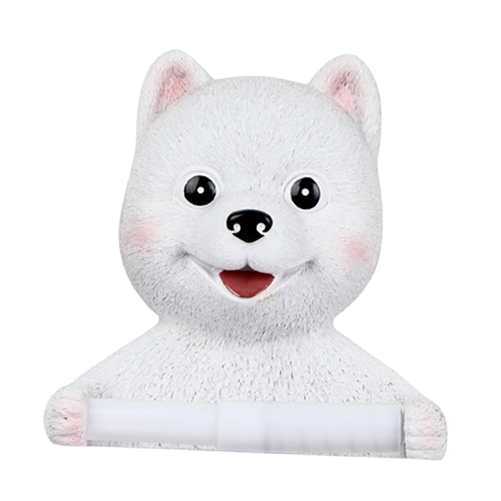 paper roll holder cartoon cute bear paper White