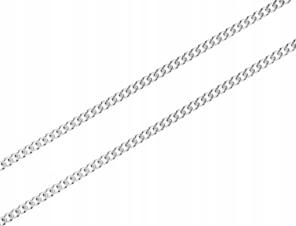 Łańcuszek Srebrny PANCERKA SREBRO 925 40 cm