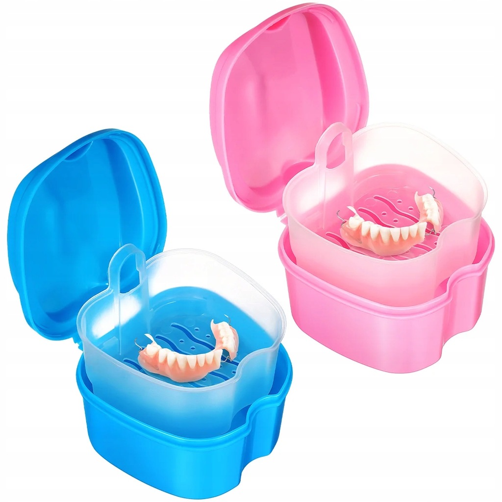 Pink Suit Containers Braces Retainer Case