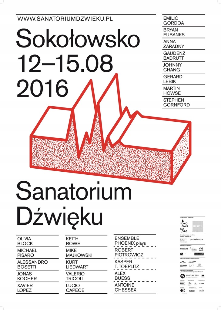 Plakat cyfrowy - Sanatorium Dźwięku 2016