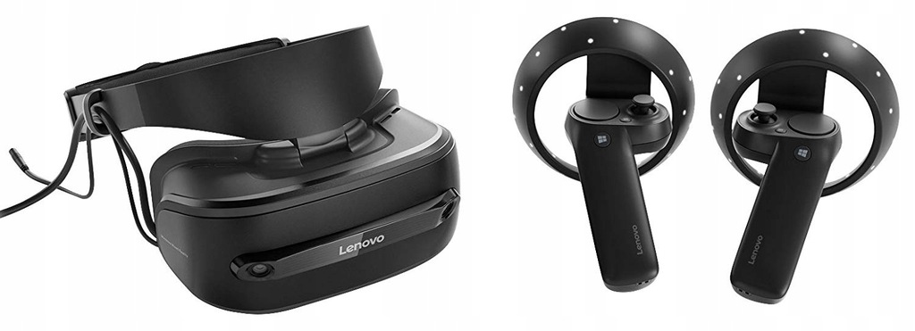 Gogle VR Lenovo Explorer + kontrolery ruchu