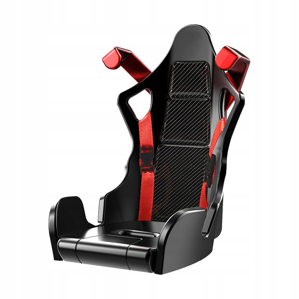 Car Air Vent Phone Holder with Clamp Fixed Anti Shaking Simple Red