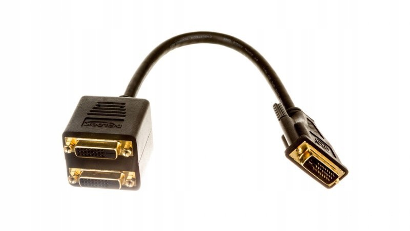 Adapter DVI-D(24+1) (M) DUAL LINK - 2x DVI-D(24+1)
