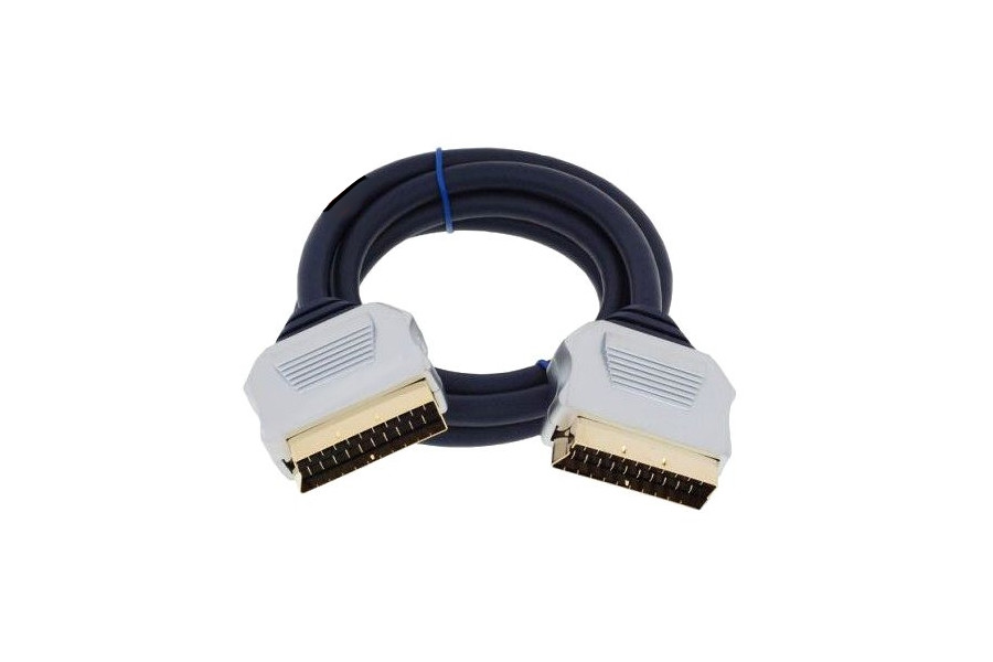 KABEL SCART/SCART 21P PŁASKI METAL VITALCO