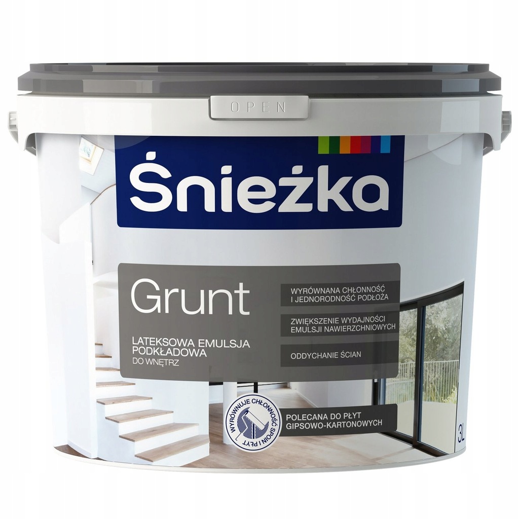 Grunt Śnieżka 3 l