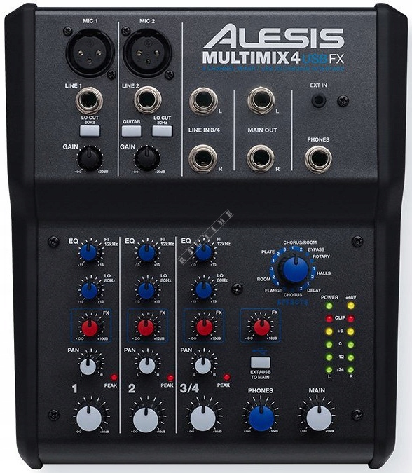 Mikser analogowy Alesis Multimix 4 USB FX