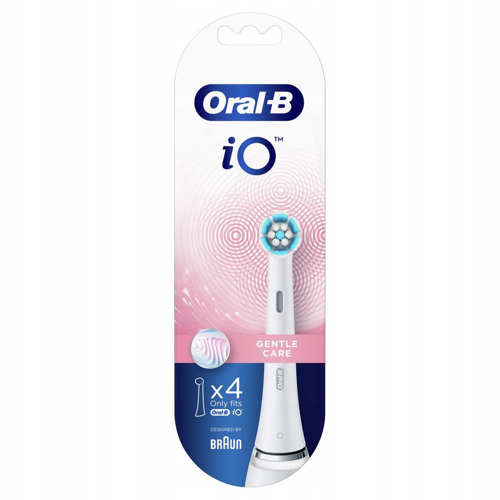 Oral-B iO Gentle Care White Alabaster końcówki wymienne do szczoteczki 4szt