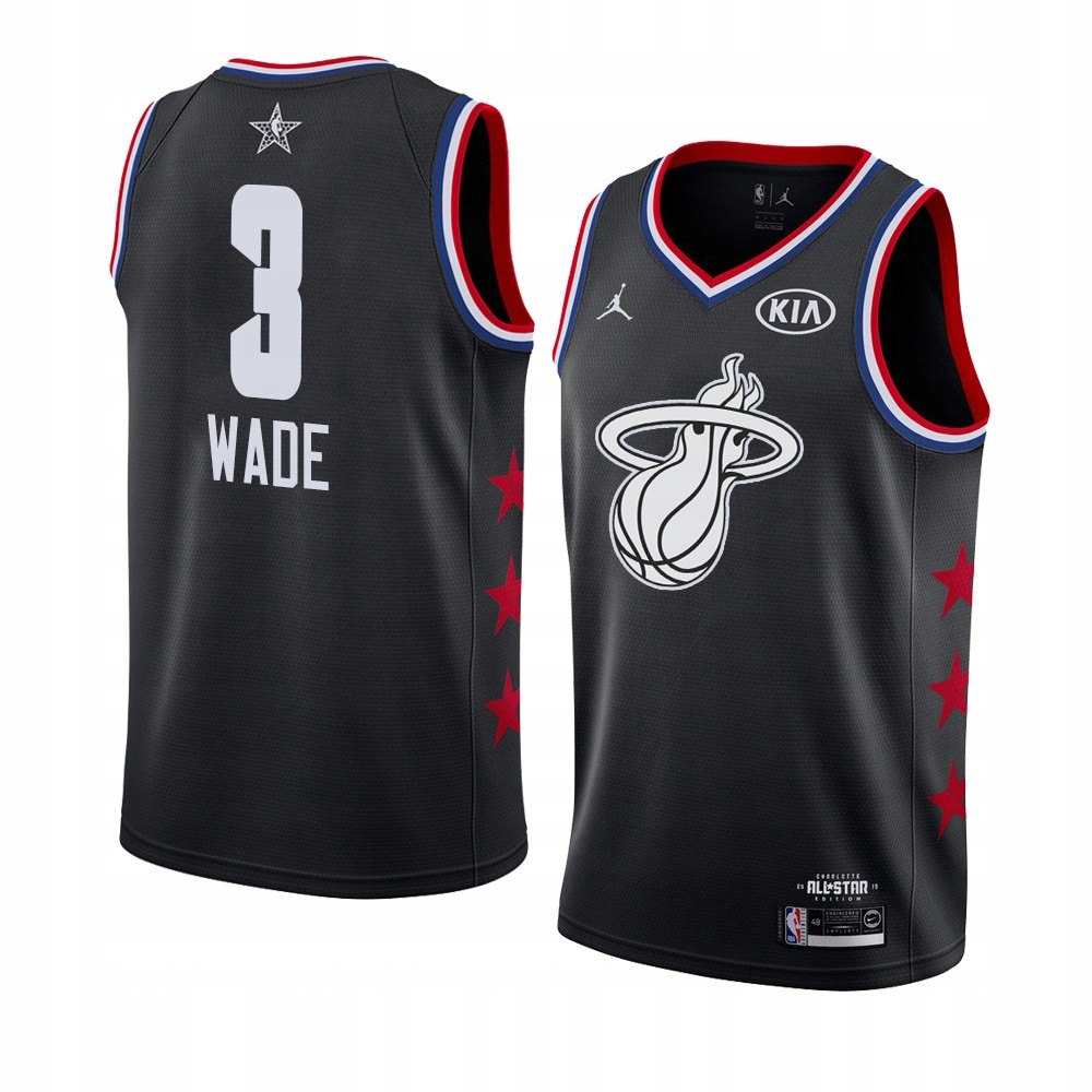 NBA Koszykówka Koszulkas # 3 Dwyane Wade-XXL