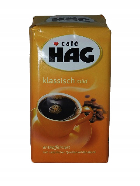 KAWA HAG bez kofeiny clasico mild mielona 500g