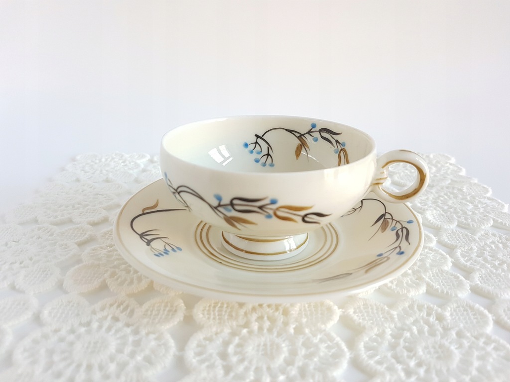 Filiżanka art deco mokka Pirkenhammer i Roloff