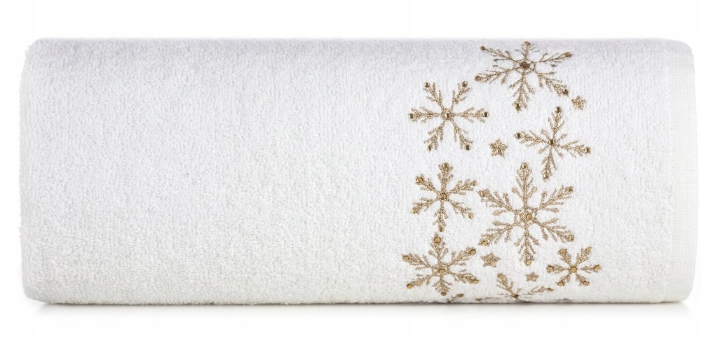 Ręcznik świąteczny SANTA/16 50x90 biały