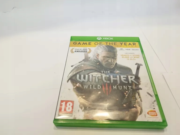 XBOX ONE THE WITCHER WILD 3 HUNT