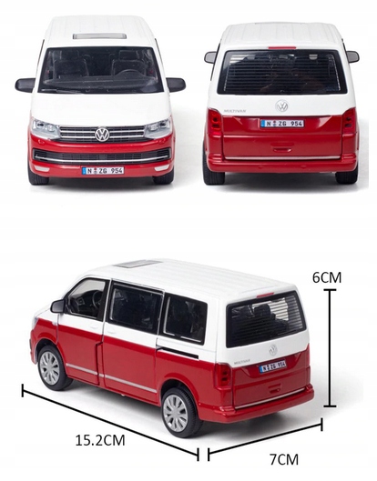 Купить МОДЕЛЬ ИГРУШЕЧНОЙ МАШИНКИ VW VOLKSWAGEN MULTIVAN T6 1:32: отзывы, фото, характеристики в интерне-магазине Aredi.ru