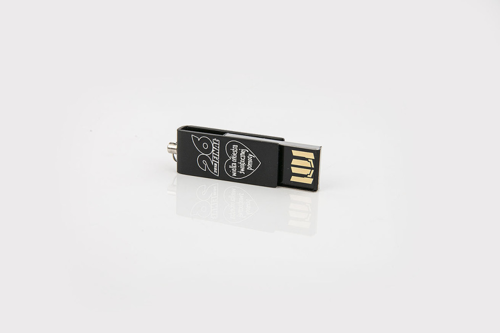 Metalowy pendrive 8GB z logo WOSP