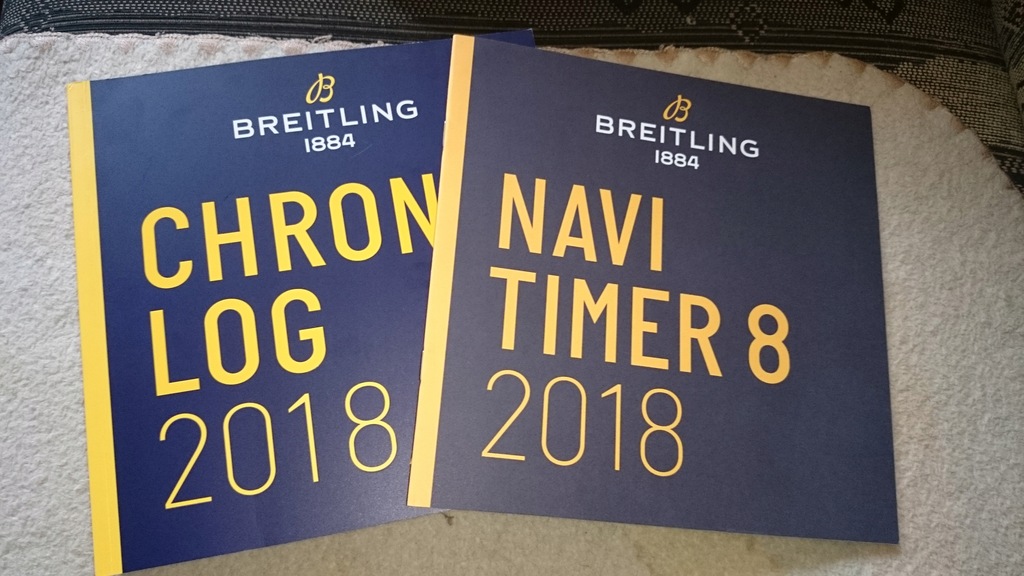 KOLEKCJONERSKI KATALOG ZEGARKÓW BREITLING 2018/19