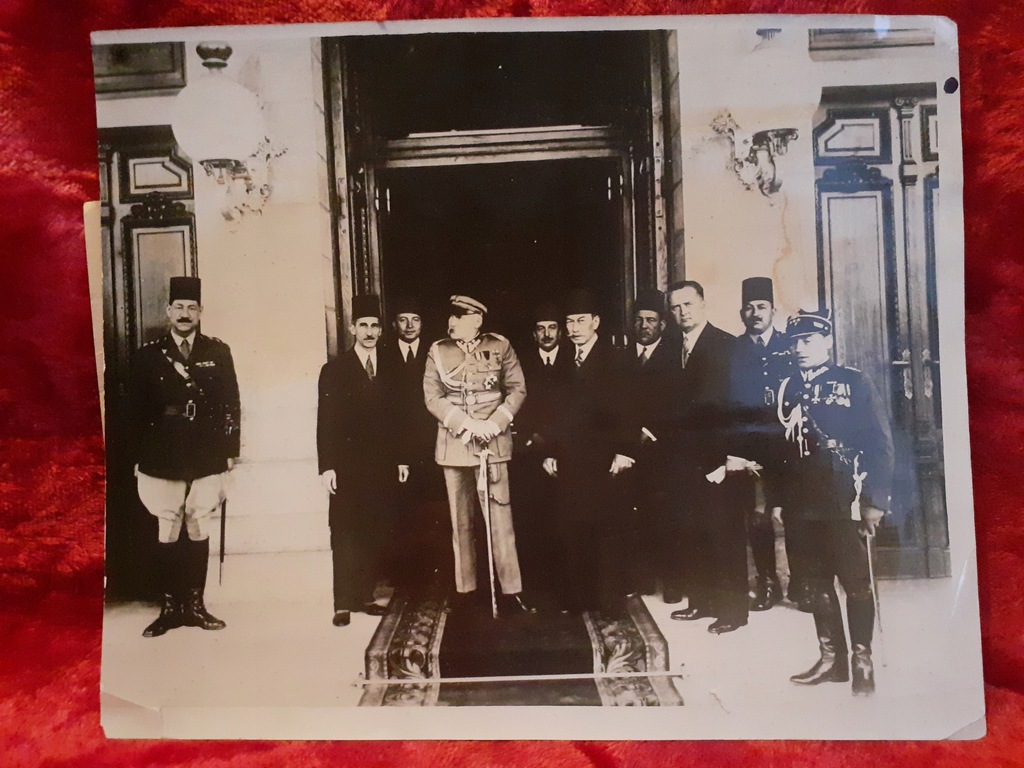 Marszałek Piłsudski i król Egiptu Fouad